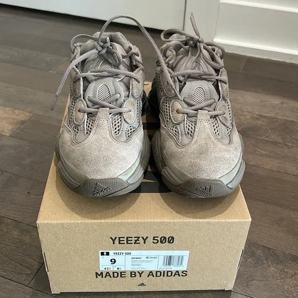adidas gazelle silver green womens ADIDAS YEEZY 500 ASH GREY – 8pm Canada Store main image 1